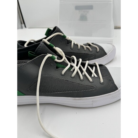 CONVERSE ALL ⭐️ STAR Low Top Sneakers Shoes‎ Size Men 12, Women 14, Green/gray - Picture 9 of 16